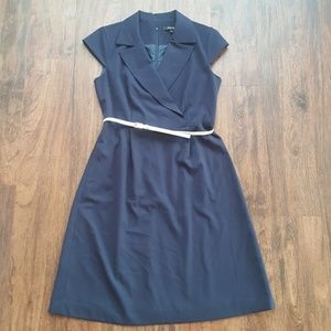 Ellen Tracy Sleeveless Collared Dress
